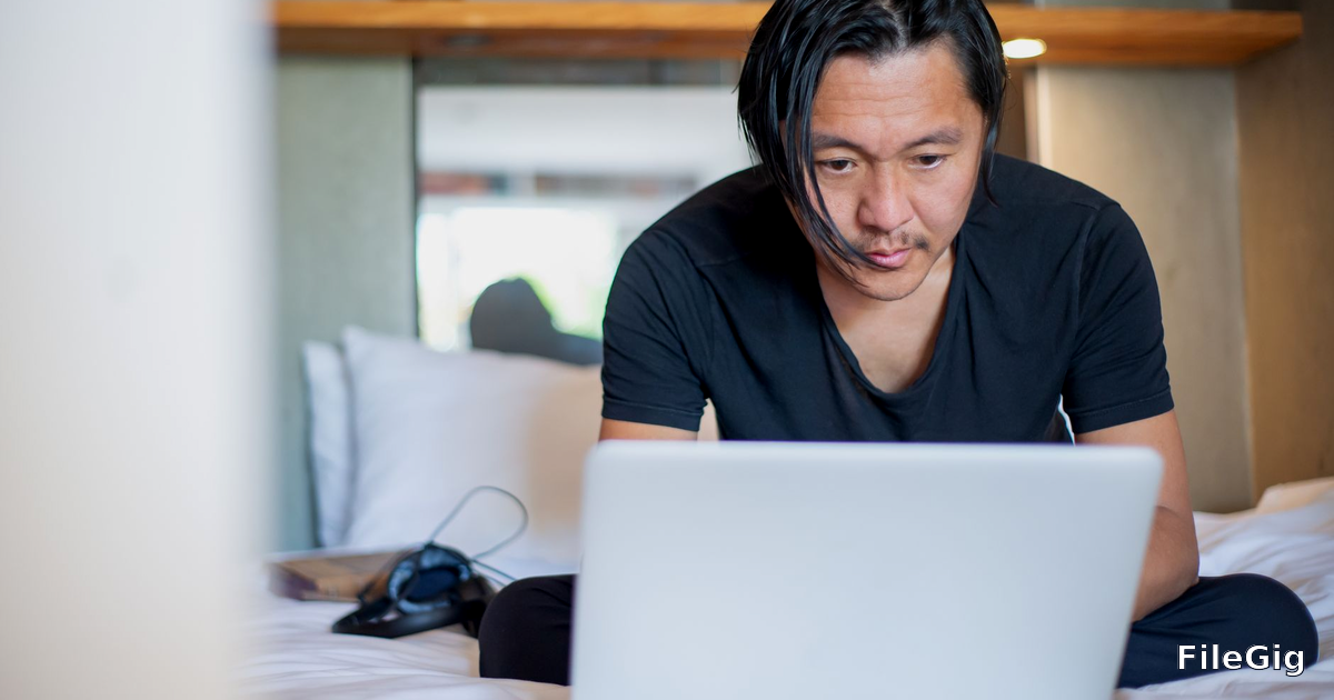 A side-by-side comparison graphic, left side a marketer paying for ads to win clicks, right side a freelancer simply sending a client a file, both arrows pointing to the same referred sign-up outcome